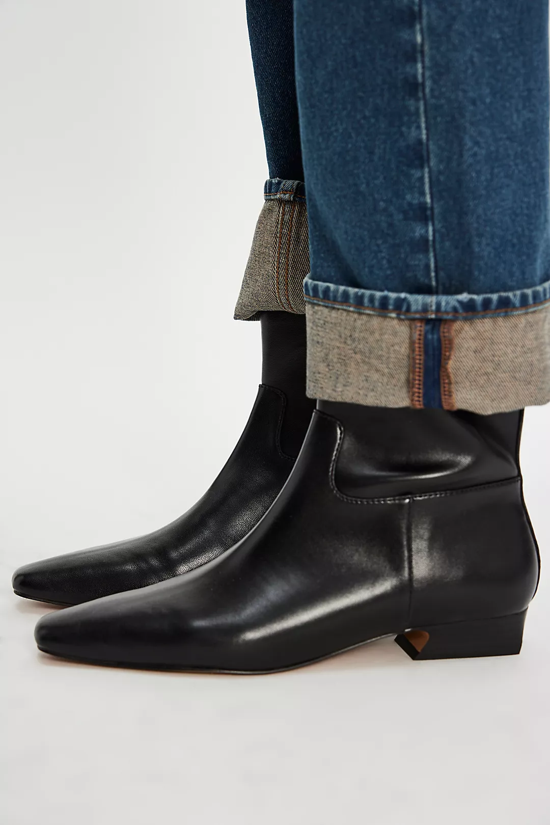 Easy Does It Vegan Ankle Boot in Black