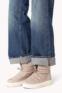 TULIP 6082 Quilted Winter Boot | Wheat Pearled Ivory
