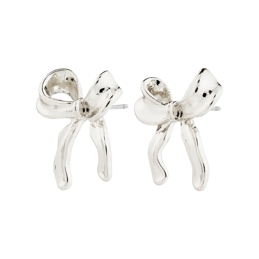 CASSIAN BOW EARRINGS | SILVER