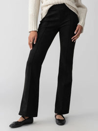 Lana Flare Semi High Rise Pant in Black