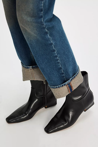 Easy Does It Vegan Ankle Boot in Black