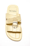 Sloan Buckle Sandal In Buttermilk