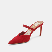 Kanika in Crimson Suede