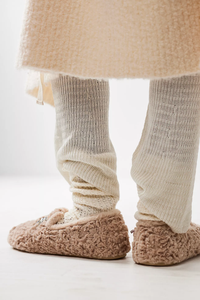 Slumber Party Loafer Slipper in Vanilla Latte