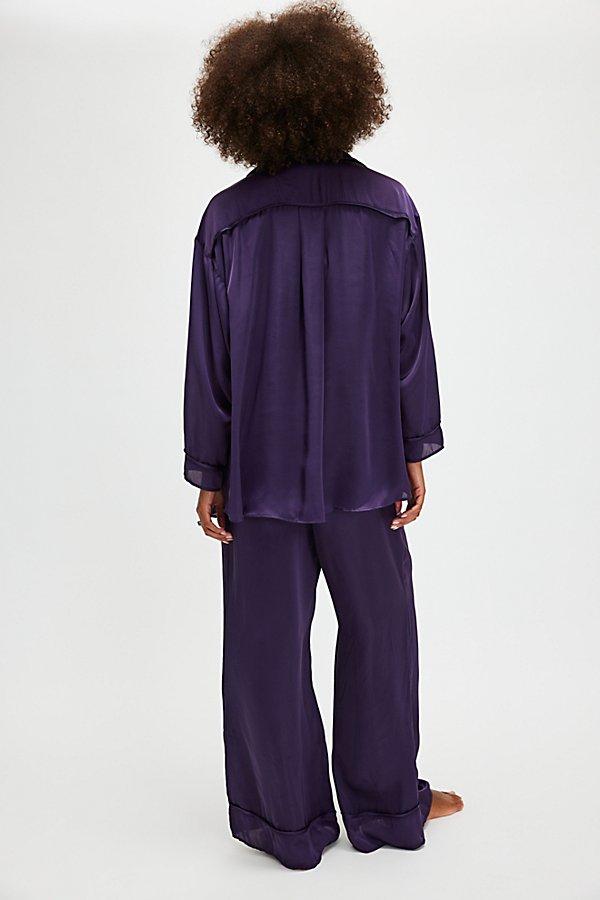 Dreamy Days Solid PJ Set in Grape