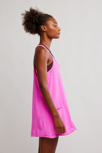 Hot Shot Mini Dress in Hot Pink