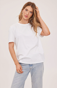 Victoria Cotton T-Shirt | White