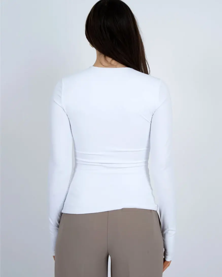 Hira Long Sleeve in White