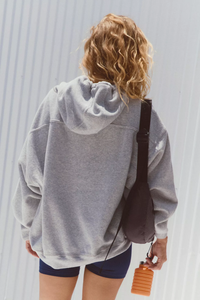 Final Call Hoodie | White Heather Grey