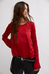 Arabella Blouse in Rubies