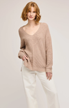 Lisbon Sweater In Heather Taupe