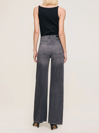 Hepburn Wide Leg High Rise 32" | Nightshade Aura