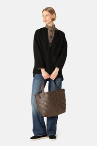 Braided Cross-Body Shopper