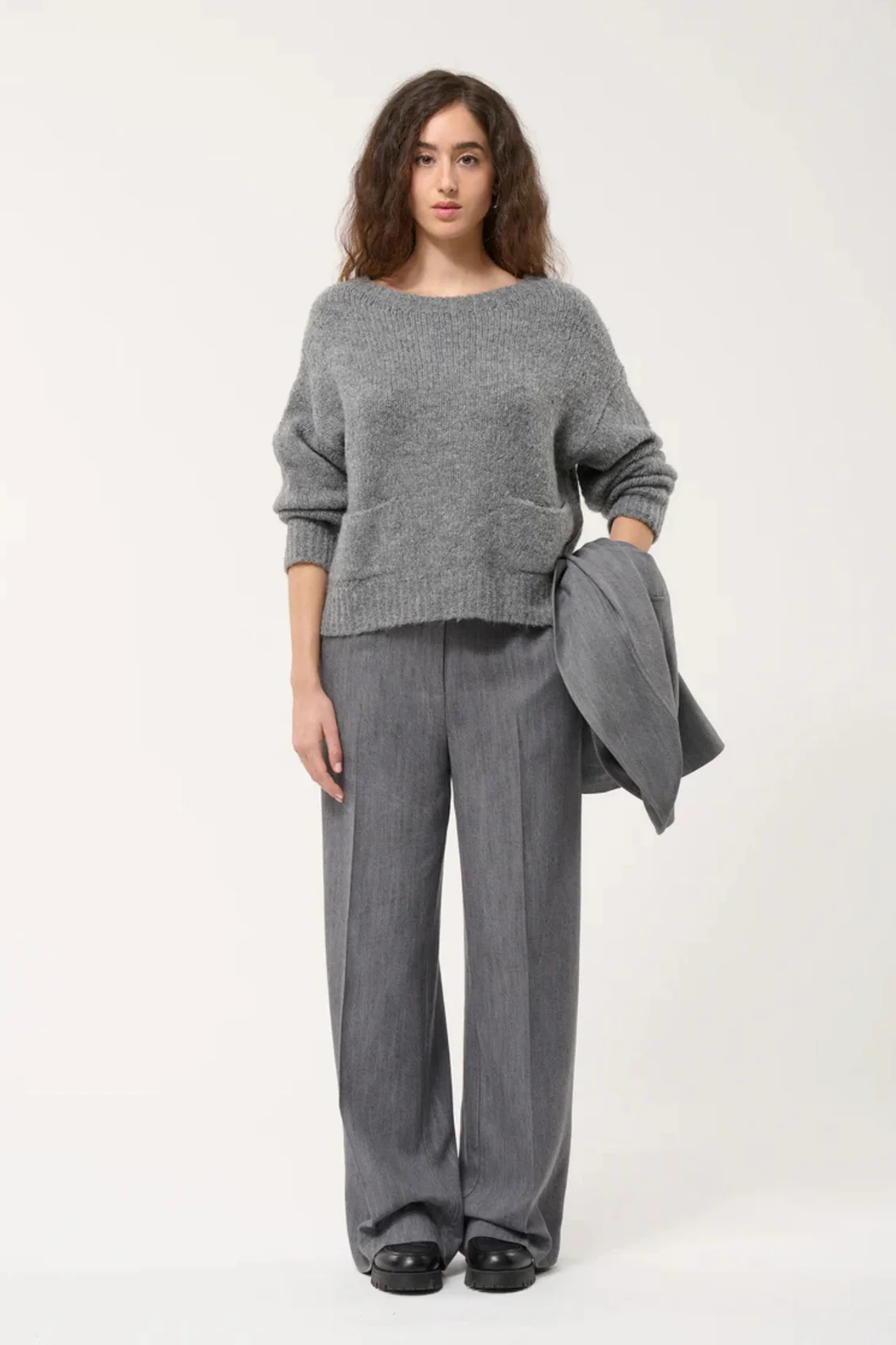Colom Sweater in Grey