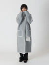 Delany Whip Stitch Coat + Scarf