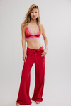 Staycation Lounge Pants in Cherry