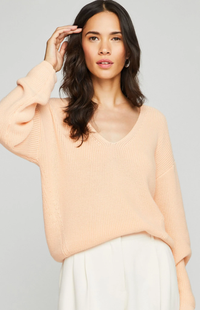 Tucker Pullover in Peach