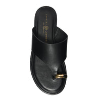Melody Smooth Faux Leather Slide