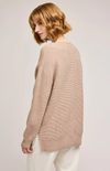 Lisbon Sweater In Heather Taupe