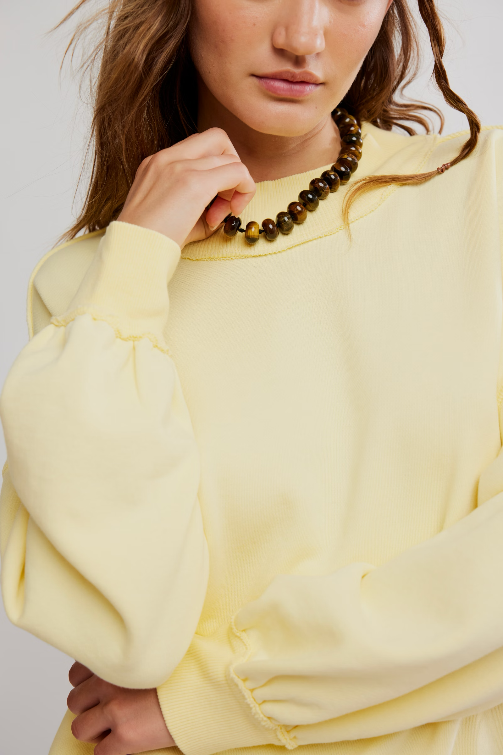 Palm Springs Pullover in Banana Cream