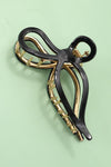 Jumbo Gold Casting Bow Hair Clip | Multiple Colours