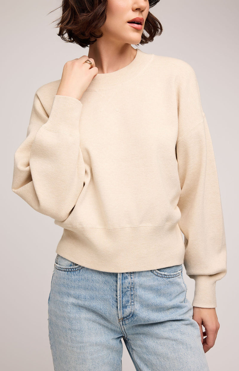 Alfie Sweater in Heather Oat