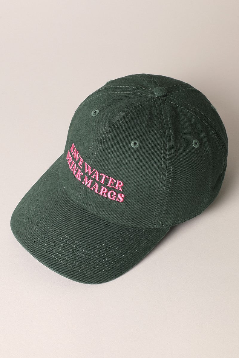 Save Water Drink Margs Baseball Cap | Multiple Colours