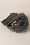 MAMA Embroidered Baseball Cap in Washed Black