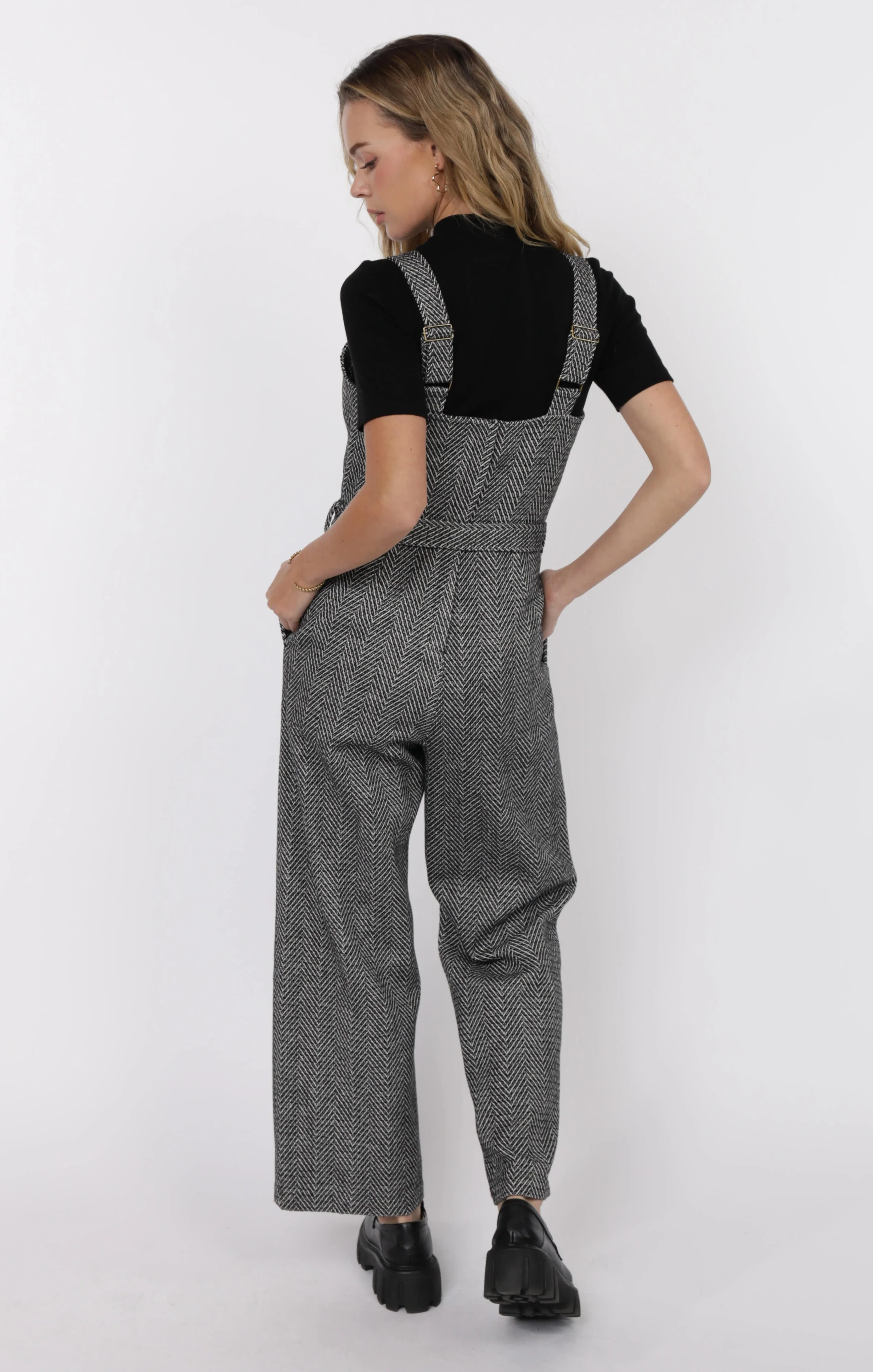 Femme Energy Belted Overall Jumpsuit