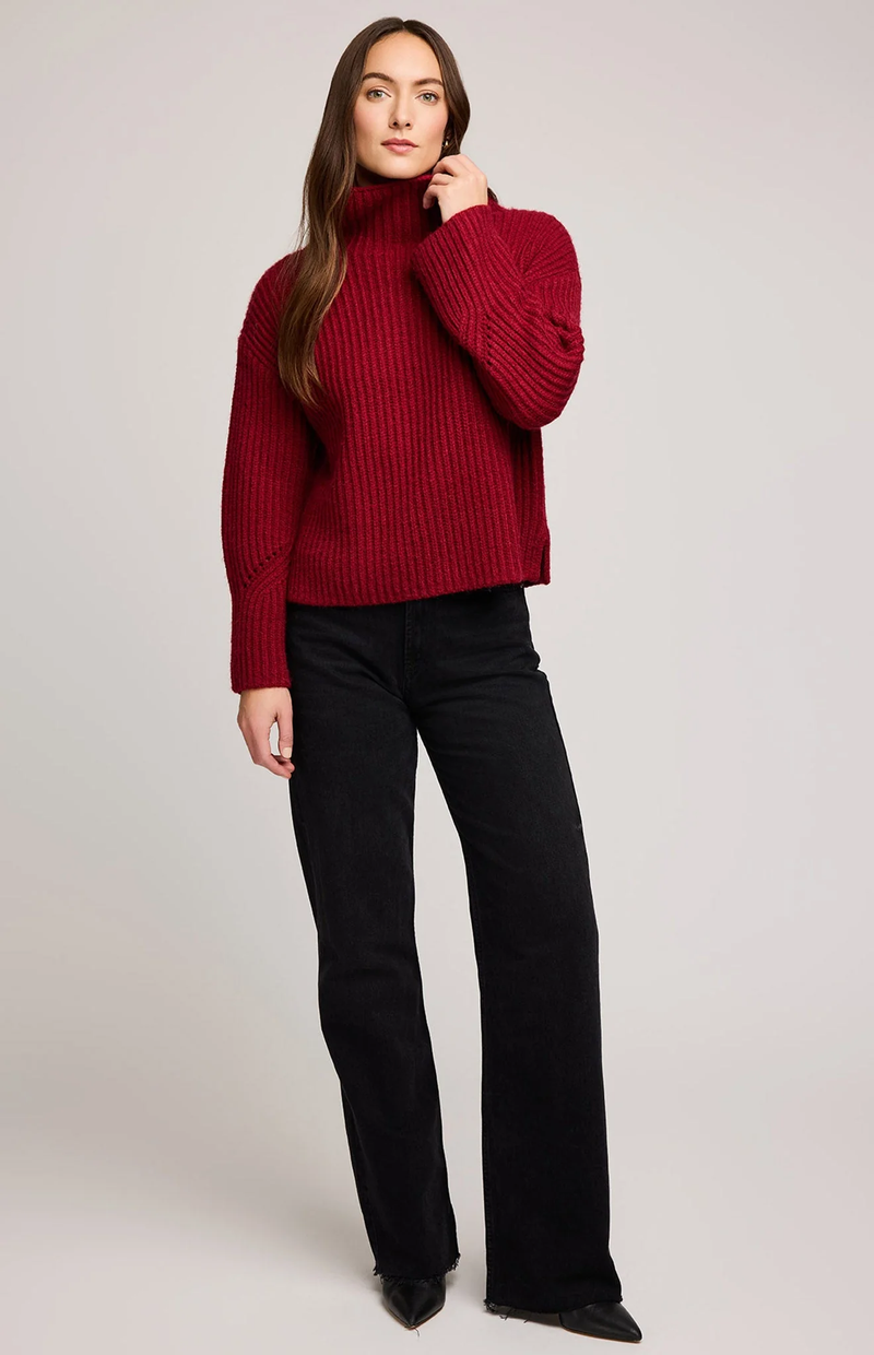 Marlow Sweater in Crimson