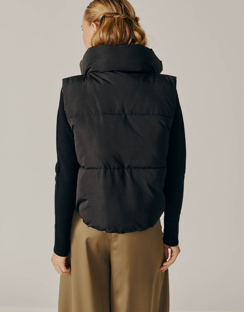 Kansas Reversible Puffer Vest in Black/Olive – Krush Clothing Boutique