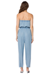 Conrad Strapless Jumpsuit in Chambray