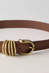Rori Leather Belt in Cognac