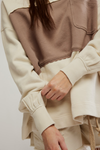 Strawberry Sweatshirt | Summer Sand Combo
