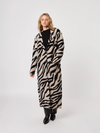 Rashad Long Cardigan | Shadow Zebra