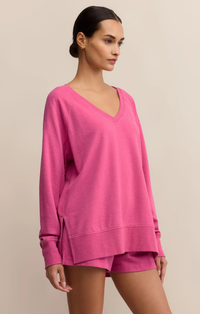 V-Neck Weekender in Island Pink