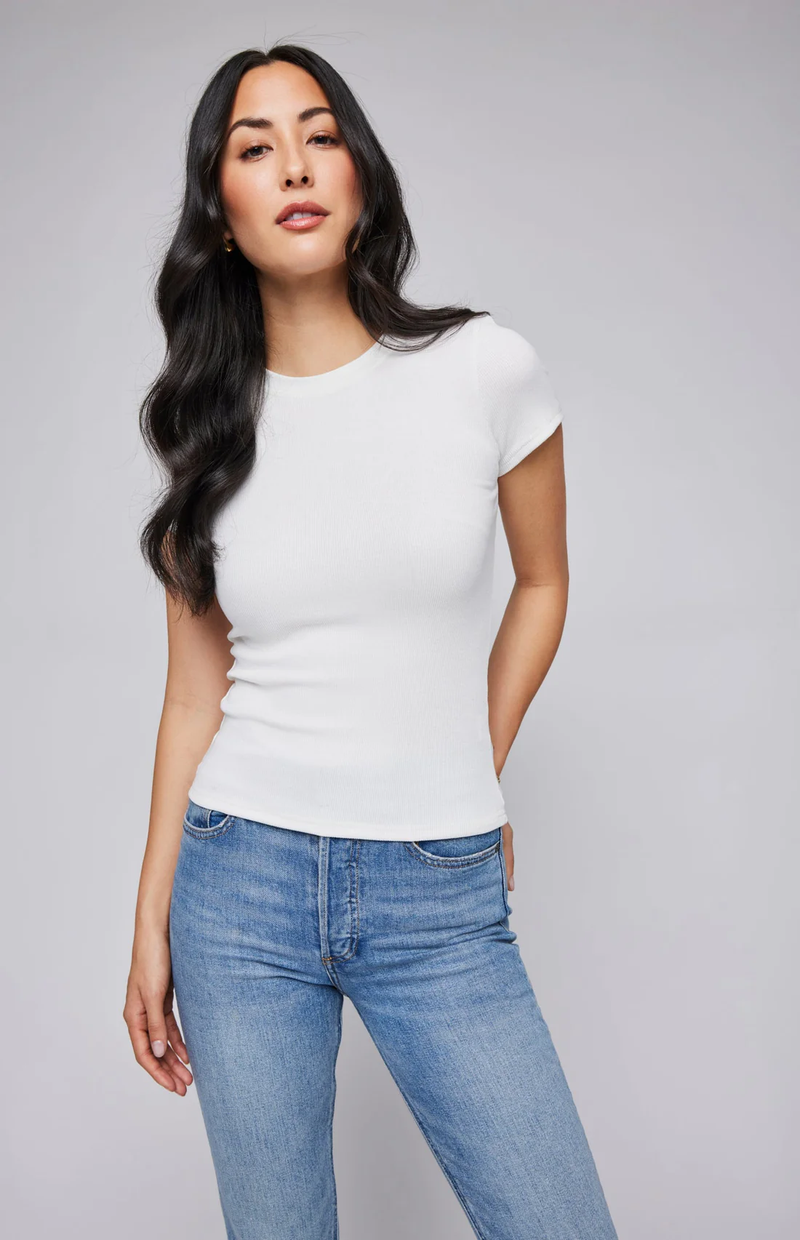 Madison Tee in White