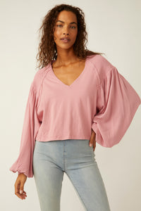 The Kathy Tee In Blush