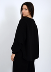 Lucina Ottoman Soft Knit Sweater | Black