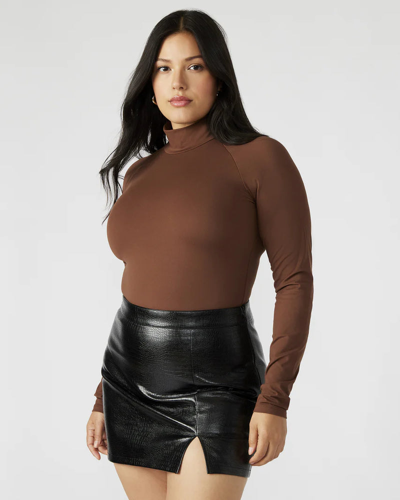 Nelle Bodysuit in Chocolate