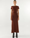 Palmer Dress in Chocolate