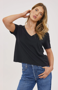 Lucy Cotton T-Shirt | Black