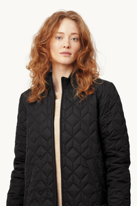 Art 06 Quilted Jacket  in Black