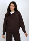 Sean Luxe Pullover in Chocolate
