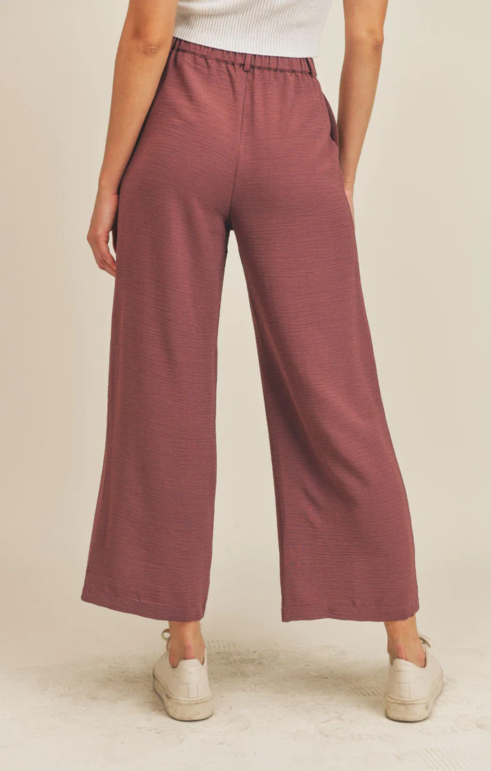The Need You Now Pants In Eggplant