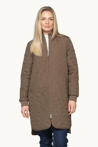 Art 06 Quilted Jacket in Mud