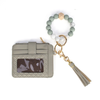 Calgary Bracelet Card Case in Grey