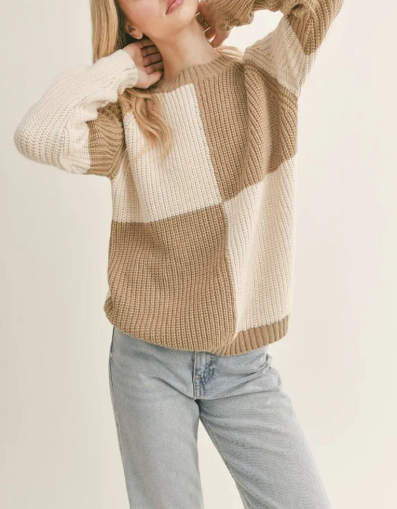 Joni Colour Block Sweater