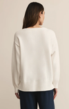 All Around V-neck Sweater | White