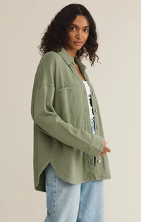 All Day Knit Jacket In Avocado